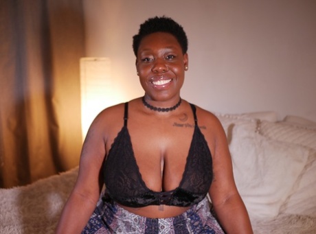 black guy fuck his bbw girlfriend on the sofa art porn picture